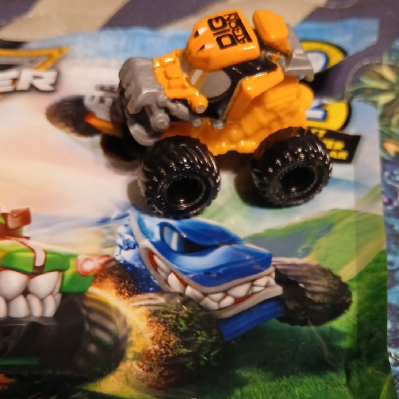 Monster Jam Other - Digatron Monster Jam Mini Truck Toy - JCB Orange.new In UnOpened Pkg.